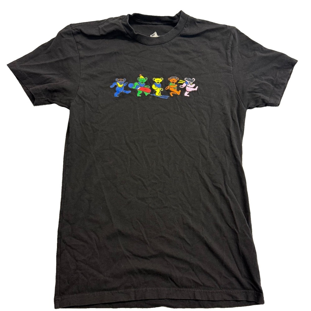 Grateful Dead Teton Gravity Research Graphic T-Shirt  Men's Small Ski Bear